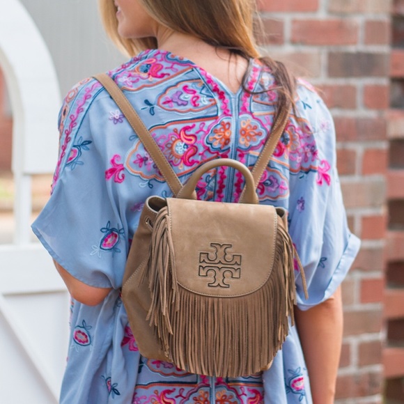 fringe mini backpack
